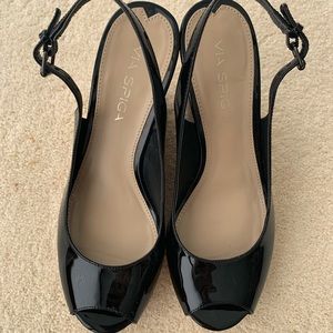 NWOT Via Spiga Romia Slingback Wedge